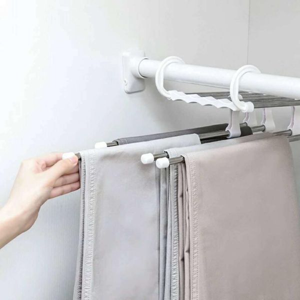 5 in 1 stainless steel multi-function portable foldable clothes hanger pants racks trousers hanger clothes storage drying hanger
5 in 1 stainless steel multi-function portable foldable clothes hanger pants racks trousers hanger clothes storage drying hanger