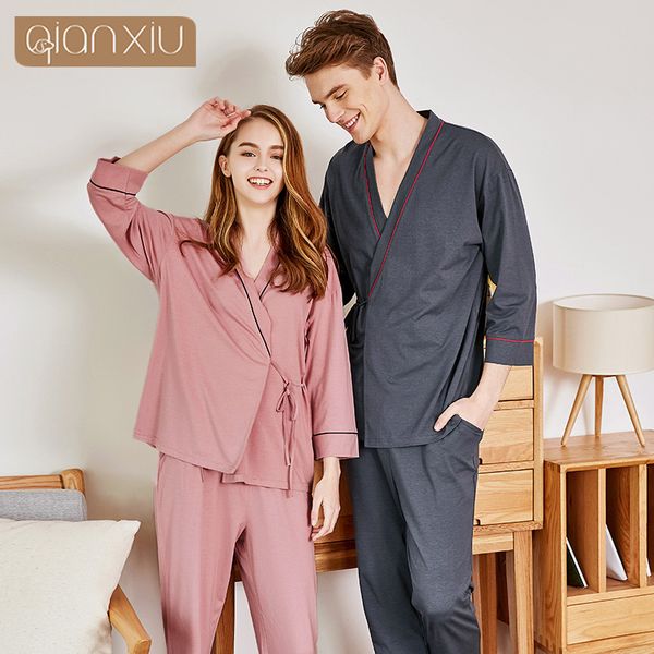qianxiu pajama sets for men open kimono homewear o-neck plus size lounge wear, Black;brown
qianxiu pajama sets for men open kimono homewear o-neck plus size lounge wear, Black;brown
