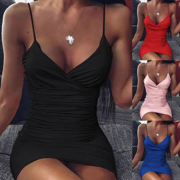 women summer dress sheath comfortable sleeveless spaghetti strap cocktail clubwear party mini dress solid black pink red, Black;gray
women summer dress sheath comfortable sleeveless spaghetti strap cocktail clubwear party mini dress solid black pink red, Black;gray