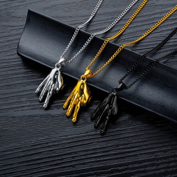 men charm hip hop jewelry punk ok gesture necklace fashion pendant stainless steel chain gold silver black necklaces for men gift
men charm hip hop jewelry punk ok gesture necklace fashion pendant stainless steel chain gold silver black necklaces for men gift