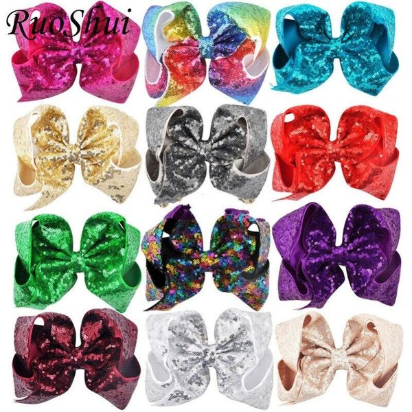Brand 1pc Large Sequin Hair Bow Alligator Clips Headwear Baby Girls Hair Accessories Party Festival Girls Sparkling Bows Clips
Brand 1pc Large Sequin Hair Bow Alligator Clips Headwear Baby Girls Hair Accessories Party Festival Girls Sparkling Bows Clips