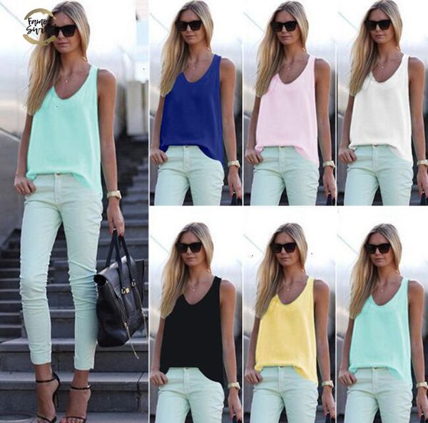 women new summer casual tank sleeveless chiffon loose vest blouse tee shirt selling, White
women new summer casual tank sleeveless chiffon loose vest blouse tee shirt selling, White