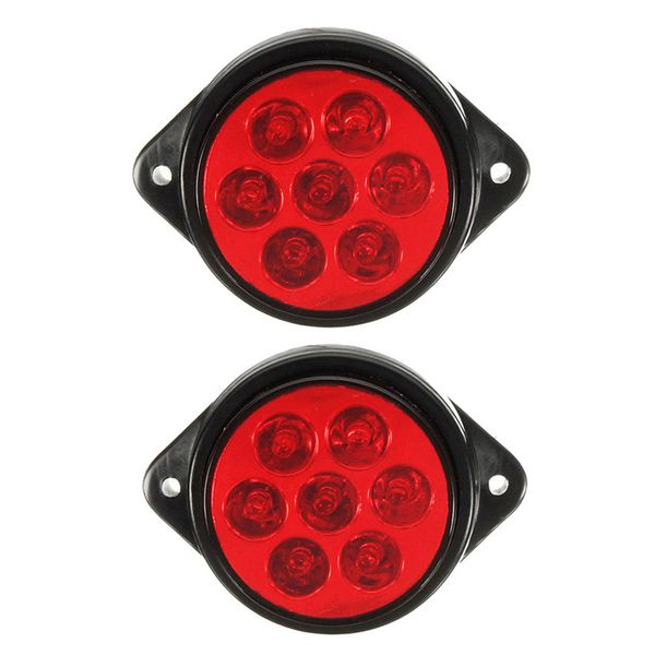 2 pcs 24v with cable bright automobiles car truck round lamp trailer 7 led low power driving side marker lights resistant
2 pcs 24v with cable bright automobiles car truck round lamp trailer 7 led low power driving side marker lights resistant