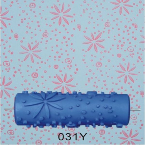 5inch 3d rubber roller wall painting roller, pattern design print roller without handle grip,blue roller,031y, ing
5inch 3d rubber roller wall painting roller, pattern design print roller without handle grip,blue roller,031y, ing