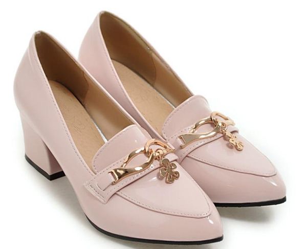 2019 women's shoes in spring and autumn with new style middle heel coarse heel pointed end @01, Black
2019 women's shoes in spring and autumn with new style middle heel coarse heel pointed end @01, Black