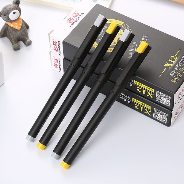 36 pcs/lot fashion black gel pen for writing cute 0.5mm black ink neutral pen school office supplies promotional gift
36 pcs/lot fashion black gel pen for writing cute 0.5mm black ink neutral pen school office supplies promotional gift