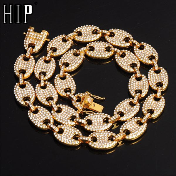 hip hop cz gold silver coffee iced out alloy bean pig nose rhinestone necklace charm link chain bling necklaces for men jewelry
hip hop cz gold silver coffee iced out alloy bean pig nose rhinestone necklace charm link chain bling necklaces for men jewelry