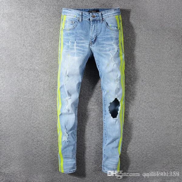 men s designer jeans distressed ripped biker designer jeans slim fit motorcycle biker denim pants mens designer joggers, Blue
men s designer jeans distressed ripped biker designer jeans slim fit motorcycle biker denim pants mens designer joggers, Blue
