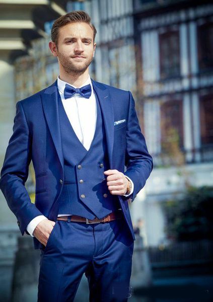 royal bue mens suits slim fit groomsmen wedding tuxedos three pieces one button designer blazers formal dress suit (jacket+pants+vest, Black;gray
royal bue mens suits slim fit groomsmen wedding tuxedos three pieces one button designer blazers formal dress suit (jacket+pants+vest, Black;gray