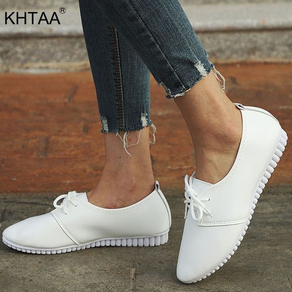 khtaa new women spring lace up white shoes low heels pointed toe wedges soft shoes ladies casual shallow platform female fashion, Black
khtaa new women spring lace up white shoes low heels pointed toe wedges soft shoes ladies casual shallow platform female fashion, Black