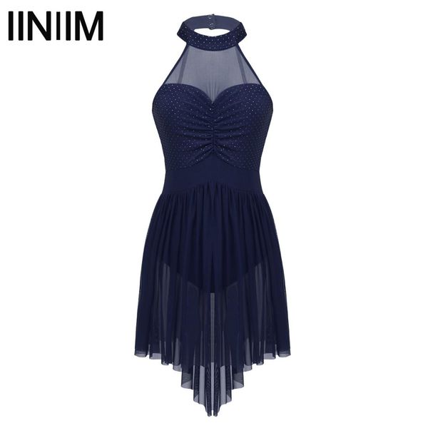 adlut ladies ballerina dance class dress halter neck polka dots irregular tulle hem gymnastics leotard dance dress for womens, Black;red
adlut ladies ballerina dance class dress halter neck polka dots irregular tulle hem gymnastics leotard dance dress for womens, Black;red