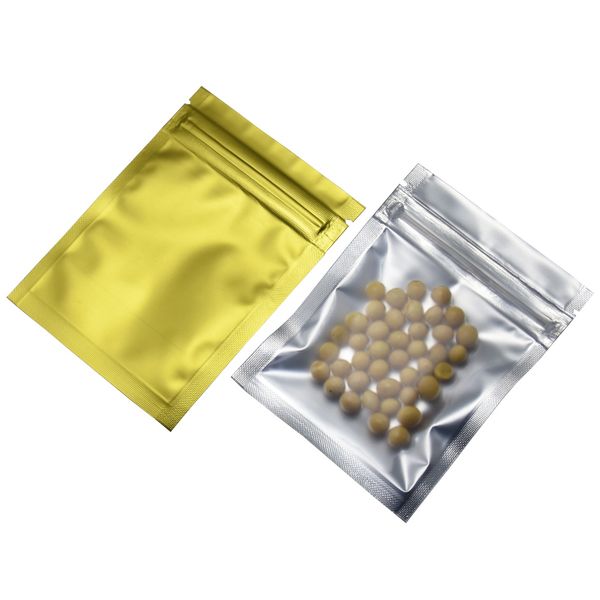 7.5x10cm gold matte surface zip lock aluminum foil package bag 100pieces heat sealable clear front plastic candys bags
7.5x10cm gold matte surface zip lock aluminum foil package bag 100pieces heat sealable clear front plastic candys bags