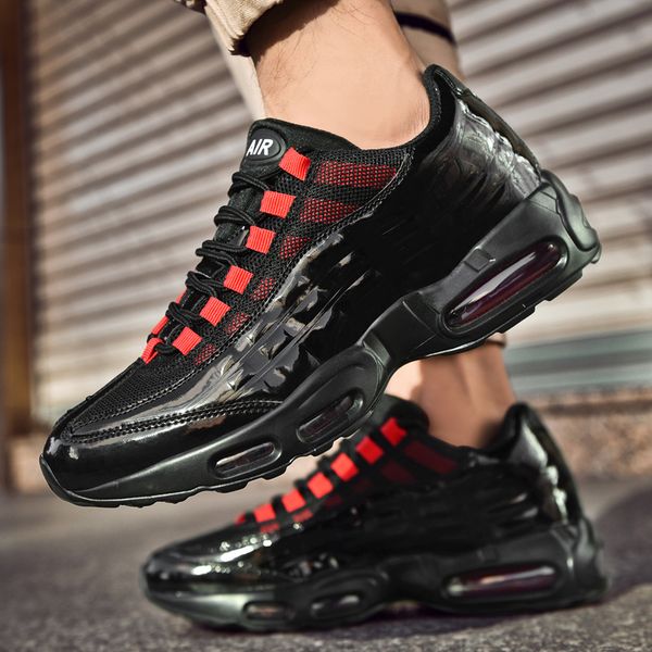 cushioning male sneakers laser men flat shoe waterproof sneaker outdoor walking shoe professional jogging trainer 7, Black
cushioning male sneakers laser men flat shoe waterproof sneaker outdoor walking shoe professional jogging trainer 7, Black