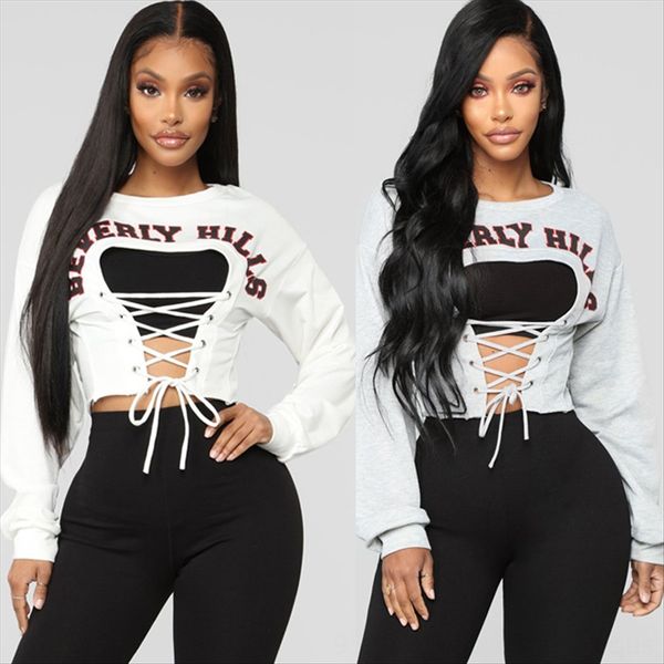 2019 coat hollow tie long sleeve summer women's su1652 2019 t-shirt coat hollow tie long sleeve t-shirt summer women's su1, White
2019 coat hollow tie long sleeve summer women's su1652 2019 t-shirt coat hollow tie long sleeve t-shirt summer women's su1, White