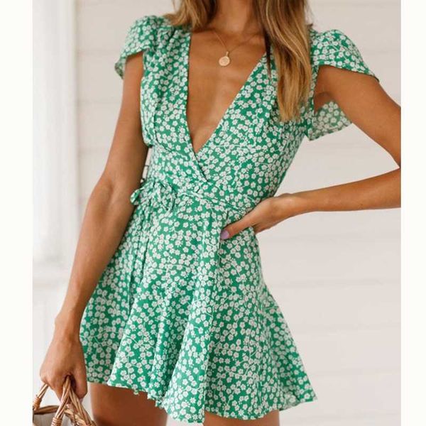 women boho floral print short dress casual female short sleeve v neck mini dress ladies summer holiday party sundress dresses, Black;gray
women boho floral print short dress casual female short sleeve v neck mini dress ladies summer holiday party sundress dresses, Black;gray