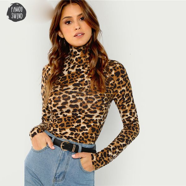 leopard print turtleneck shirts workwear ladies t shirt women clothing spring long sleeve female tee, White
leopard print turtleneck shirts workwear ladies t shirt women clothing spring long sleeve female tee, White