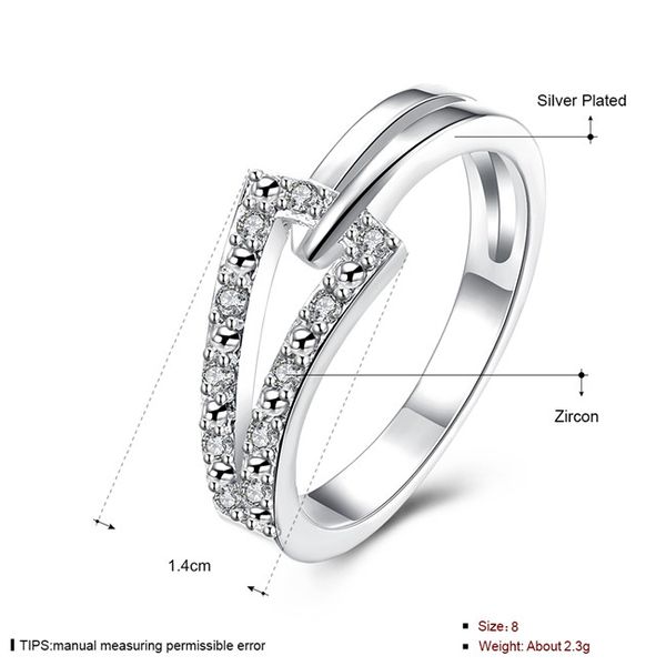 inlay two lines sterling silver plated finger ring fit women,wedding white gemstone plate 925 silver rings solitaire ring r128, Slivery;golden
inlay two lines sterling silver plated finger ring fit women,wedding white gemstone plate 925 silver rings solitaire ring r128, Slivery;golden