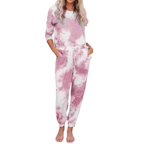 newly women 2pcs/set tie-dye sweatsuit set long sleeve pullover and drawstring sweatpants set for spring, White
newly women 2pcs/set tie-dye sweatsuit set long sleeve pullover and drawstring sweatpants set for spring, White
