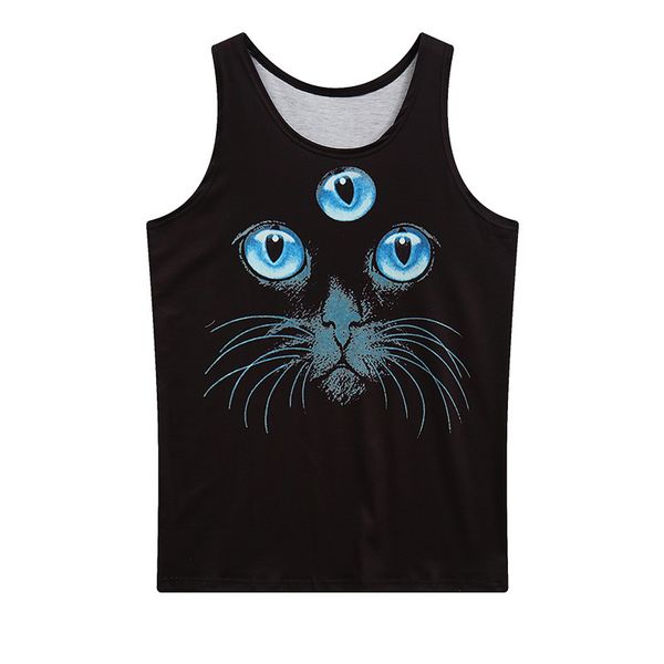 hiawatha new summer harajuku style tank cat digital print o-neck loose vest women sleeveless t3298, White
hiawatha new summer harajuku style tank cat digital print o-neck loose vest women sleeveless t3298, White