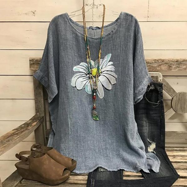 women's shirts casual daisy printed baggy shirt cotton linen floral blouse loose comfortable breathable summer clothes, White
women's shirts casual daisy printed baggy shirt cotton linen floral blouse loose comfortable breathable summer clothes, White