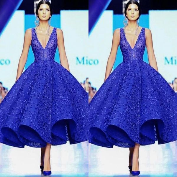 2020 zuhair murad couture saudi arabic cocktail dresses deep v-neck sleeveless prom party gown royal blue lace ankle length evening dresses
2020 zuhair murad couture saudi arabic cocktail dresses deep v-neck sleeveless prom party gown royal blue lace ankle length evening dresses