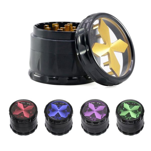 herb grinders cross chamfer drum type smoke grinder 4 layers aluminium alloy smoking crushers with transparent window opening
herb grinders cross chamfer drum type smoke grinder 4 layers aluminium alloy smoking crushers with transparent window opening