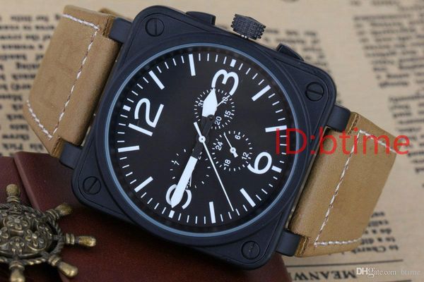 luxury men's watches automatic mechanicl stainless steel watch bell aviation limited edition dive black rubber silver blue wristwatch, Slivery;brown
luxury men's watches automatic mechanicl stainless steel watch bell aviation limited edition dive black rubber silver blue wristwatch, Slivery;brown
