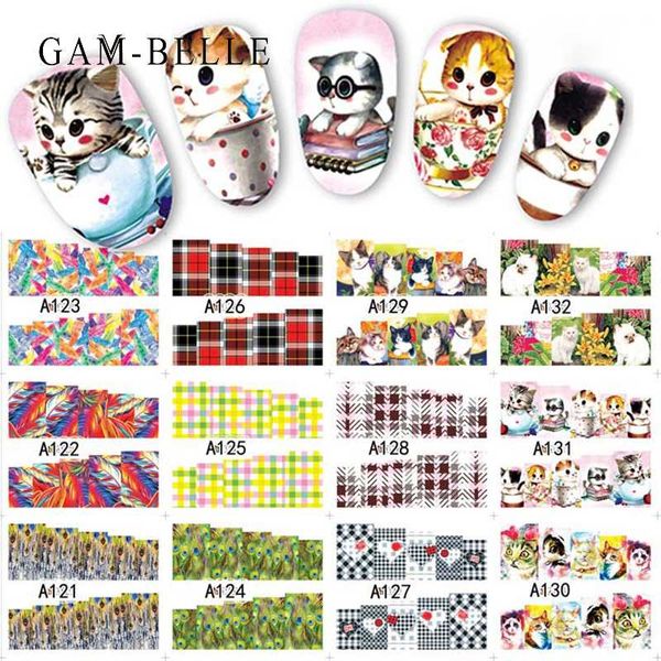 gam-belle 12 листов смешанные ногти наклейка животное вода летний цветок / клетчатые художественные советы украшения наклейки наборы маникюр, Black
gam-belle 12 листов смешанные ногти наклейка животное вода летний цветок / клетчатые художественные советы украшения наклейки наборы маникюр, Black