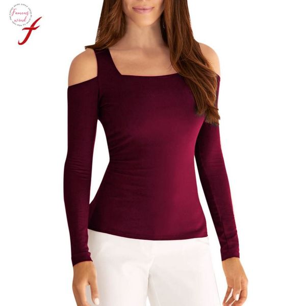 cold shoulder tshirt women solid long sleeve clothing slim t shirt pullover tee shirt femme camiseta mujer women t shirt, White
cold shoulder tshirt women solid long sleeve clothing slim t shirt pullover tee shirt femme camiseta mujer women t shirt, White