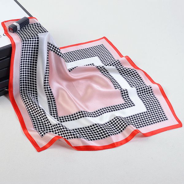 ms korean version of the new 53cm silk silk scarf small black dots small striped scarf scarves students, Blue;gray
ms korean version of the new 53cm silk silk scarf small black dots small striped scarf scarves students, Blue;gray