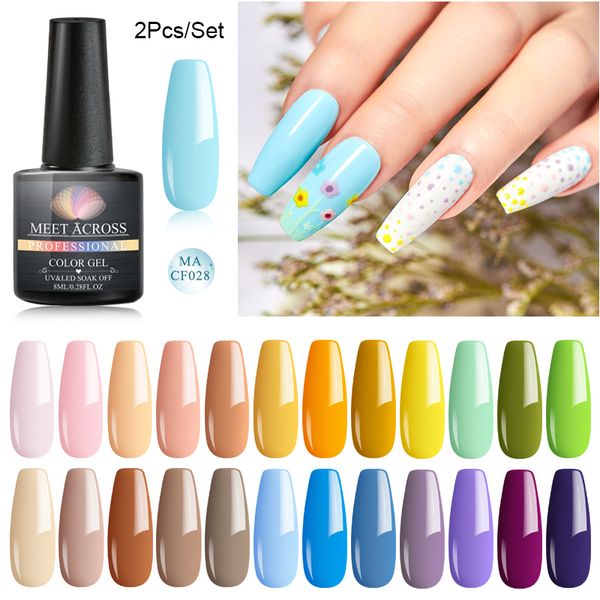 meet across 2pcs/set nail gel polish 8ml suger color uv nail gel lacquer semi-permanend soak off summer series art vernish
meet across 2pcs/set nail gel polish 8ml suger color uv nail gel lacquer semi-permanend soak off summer series art vernish