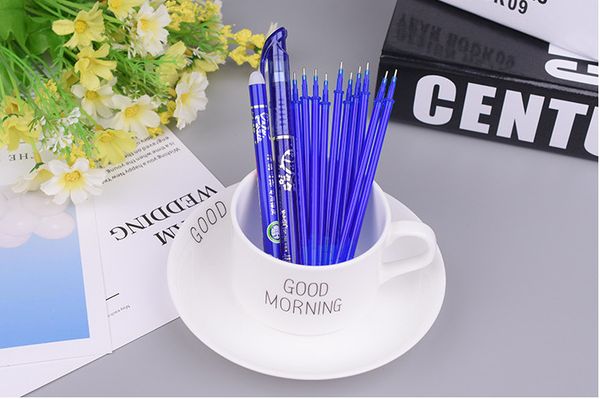 12pcs/lots 0.5mm blue refill and erasable pen rubber rod stationary set for student school office stationery supplies wholesale
12pcs/lots 0.5mm blue refill and erasable pen rubber rod stationary set for student school office stationery supplies wholesale