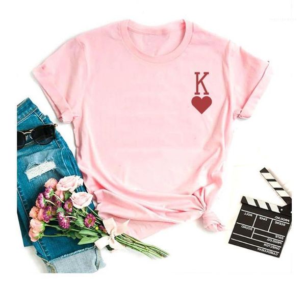 brief casual k letter heart womens summer designer tshirts round neck short sleeve 5colors size 3xl womens tees, White
brief casual k letter heart womens summer designer tshirts round neck short sleeve 5colors size 3xl womens tees, White