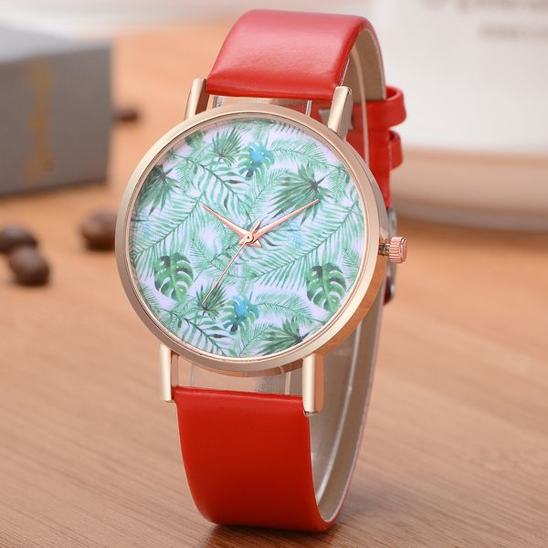 business plant printed leather strap pin buckle casual durable quartz women watch gift wristwatch round fashion pointer, Slivery;brown
business plant printed leather strap pin buckle casual durable quartz women watch gift wristwatch round fashion pointer, Slivery;brown