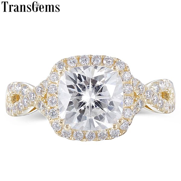 transgems 14k 585 yellow gold center 2ct 7.5mm gh color cushion cut moissnaite halo engagement ring for women wedding gift y19061203, Slivery;golden
transgems 14k 585 yellow gold center 2ct 7.5mm gh color cushion cut moissnaite halo engagement ring for women wedding gift y19061203, Slivery;golden