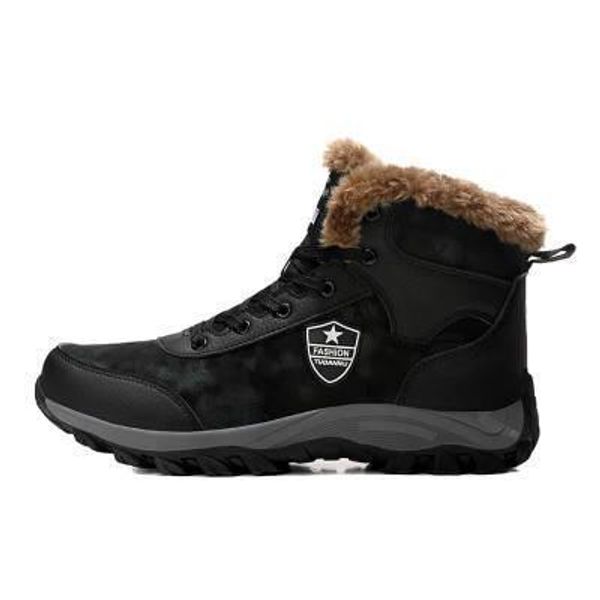 designer-her warm footwear outdoor non-slip lace-up men snow boots climbing shoes, Black
designer-her warm footwear outdoor non-slip lace-up men snow boots climbing shoes, Black
