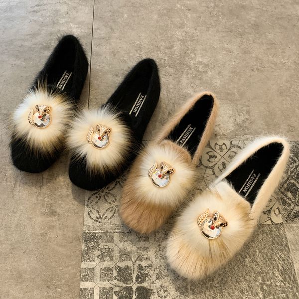 square toe all-match loafers fur winter shoes women autumn 2019 fashion women's female footwear casual sneaker fall modis new, Black
square toe all-match loafers fur winter shoes women autumn 2019 fashion women's female footwear casual sneaker fall modis new, Black