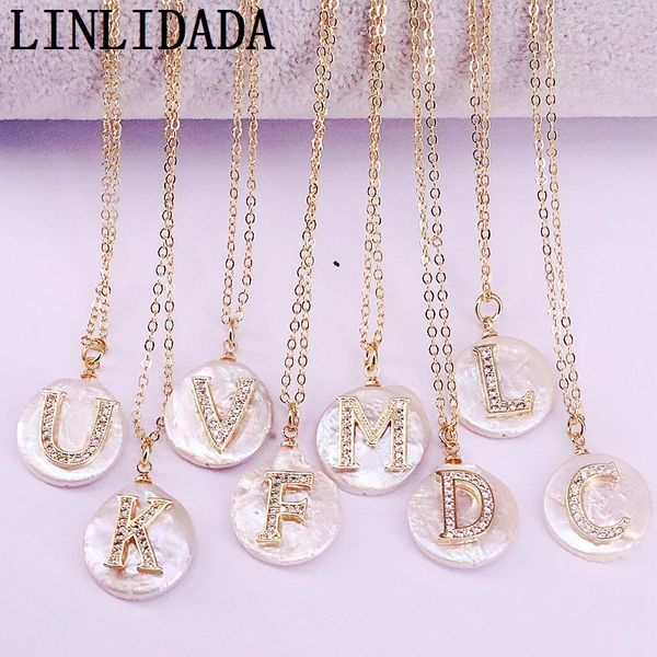 12pcs cz micro paved gold initial letter charm white round coin pearl bead pendant necklace for women, Silver
12pcs cz micro paved gold initial letter charm white round coin pearl bead pendant necklace for women, Silver