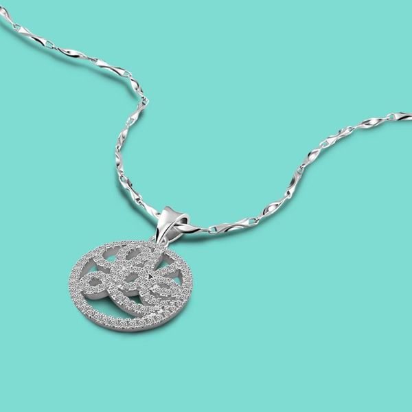 noble women's jewelry original 925 sterling silver necklace shine zircon round pendant necklace simple clavicle chain girl gift
noble women's jewelry original 925 sterling silver necklace shine zircon round pendant necklace simple clavicle chain girl gift