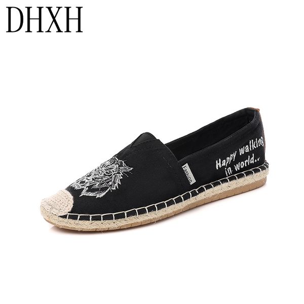 dhxh female summer new linen shoes fisherman shoes tide casual flat lazy one pedal straw embroidered cloth, Black
dhxh female summer new linen shoes fisherman shoes tide casual flat lazy one pedal straw embroidered cloth, Black