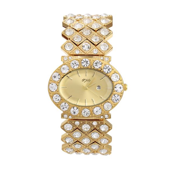 logo tple diamond watches women's watch fashion date quartz gold-plated diamond watch, Slivery;brown
logo tple diamond watches women's watch fashion date quartz gold-plated diamond watch, Slivery;brown