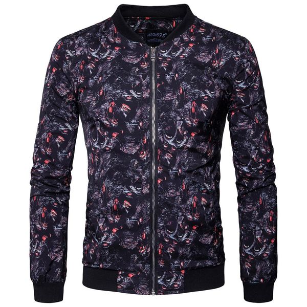 spring and autumn men's jacket with fashion printing colorful men's stand collar men jacket fleece jackets mens, Black;brown
spring and autumn men's jacket with fashion printing colorful men's stand collar men jacket fleece jackets mens, Black;brown