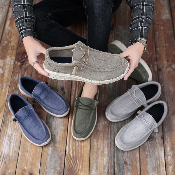 2020 summer canvas men shoes breathable casual driving shoes slip easy to wear men's flat soft big size loafers, Black
2020 summer canvas men shoes breathable casual driving shoes slip easy to wear men's flat soft big size loafers, Black