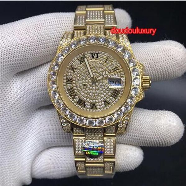 fashion men's boutique watches gold diamond wrist watch roman scale calendar watch classic automatic mechanical watch, Slivery;brown
fashion men's boutique watches gold diamond wrist watch roman scale calendar watch classic automatic mechanical watch, Slivery;brown
