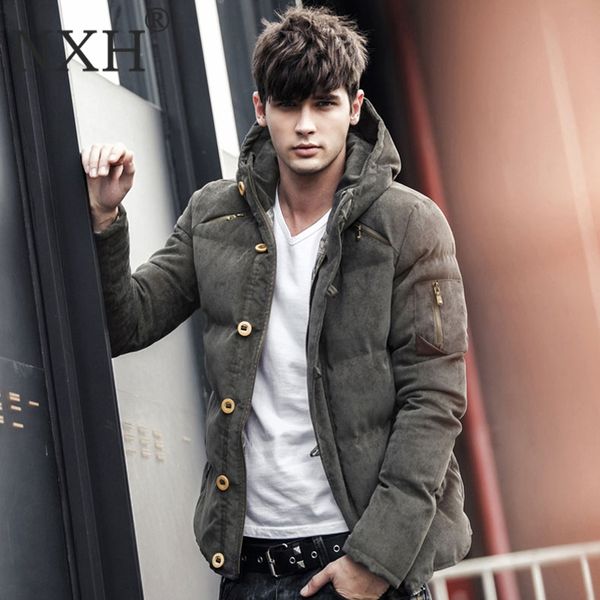 nxh2018 winter jacket men slim hoodies youth craft zipper thick coat good quality plus size overcoat duck down jacket men, Black
nxh2018 winter jacket men slim hoodies youth craft zipper thick coat good quality plus size overcoat duck down jacket men, Black