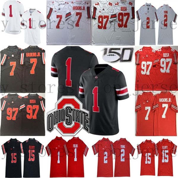 2019 ncaa ohio state buckeyes 1 justin fields 2 jk dobbins chase young 15 elliott haskins nick bosa 7 haskins jr. college football jerseys, Black;red
2019 ncaa ohio state buckeyes 1 justin fields 2 jk dobbins chase young 15 elliott haskins nick bosa 7 haskins jr. college football jerseys, Black;red