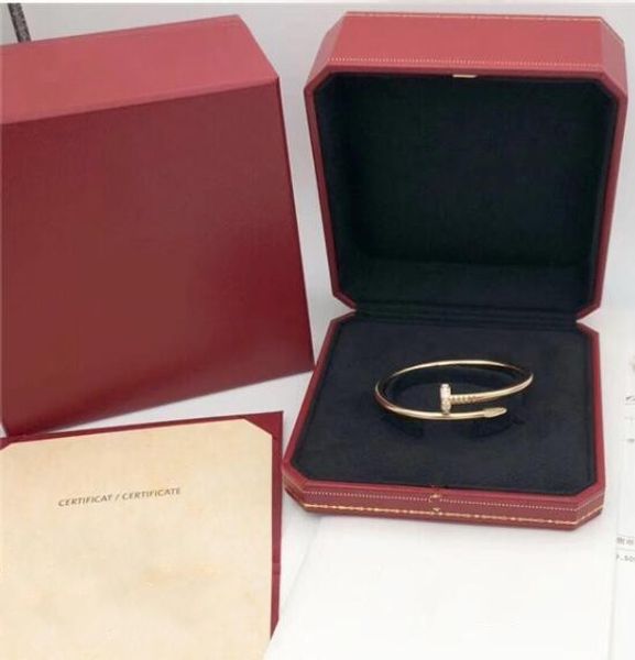 316l titanium steel name nail punk lovers women and man bangle couple jewelry with box set, Black
316l titanium steel name nail punk lovers women and man bangle couple jewelry with box set, Black
