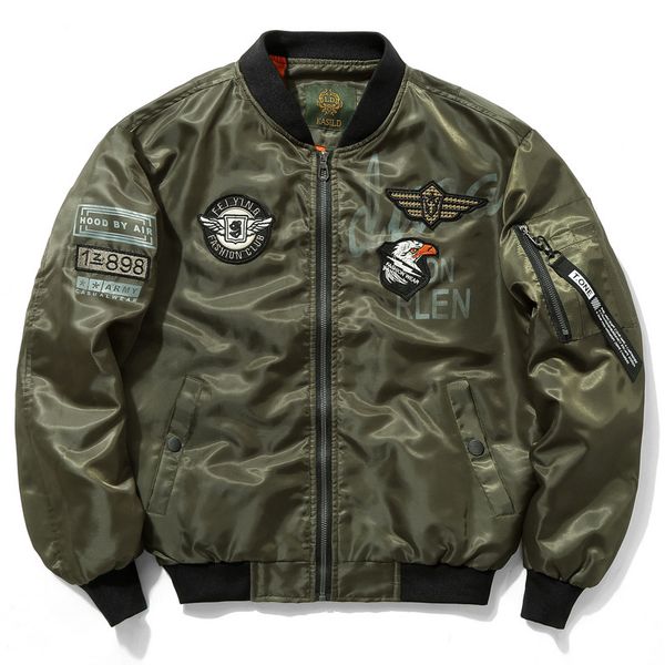 bomber jacket men's style army flight coats autumn pilot one male tactical jacket 2019 clothing, Black;brown
bomber jacket men's style army flight coats autumn pilot one male tactical jacket 2019 clothing, Black;brown