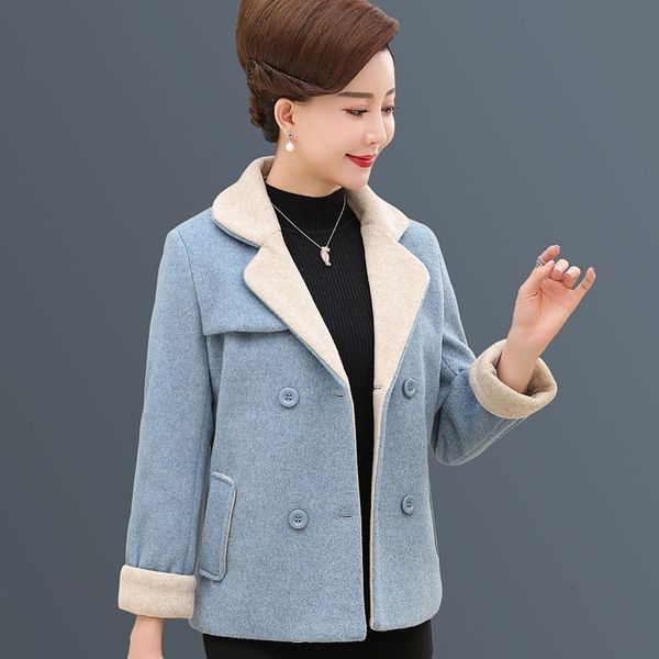 young mother winter wool jas 2019 new fashion woman basic jacket loose kashmir western style thickness middle ages clothing pl13, Black
young mother winter wool jas 2019 new fashion woman basic jacket loose kashmir western style thickness middle ages clothing pl13, Black