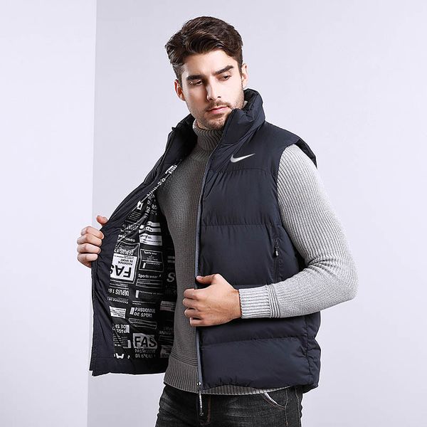 wholesale men designer fashionvests luxury stand collar sleeveless jackets brand mens casual vest jacket mens clothing 3 colors size -5xl, Black;white
wholesale men designer fashionvests luxury stand collar sleeveless jackets brand mens casual vest jacket mens clothing 3 colors size -5xl, Black;white